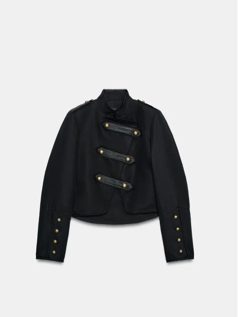 ZARA ZW COLLECTION JACKET WITH BUTTON DETAILS - Picture 3 of 6